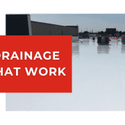 Effective flat roof drainage solutions by Vodika Roofing & Maintenance ensuring proper water flow and prevention of damage.