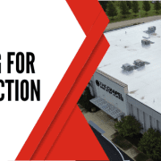 Vodika Roofing & Maintenance image with the text "SMART ROOFING FOR SERIOUS PROTECTION" promoting a high-performance commercial roofing system.