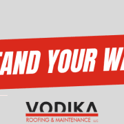 Vodika Roofing & Maintenance image with the text "UNDERSTAND YOUR WARRANTY" highlighting the importance of knowing your Ohio roofing warranty coverage.