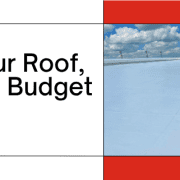 Vodika Roofing & Maintenance image with the text "Shield Your Roof, Save Your Budget" promoting Vodika roof coatings.